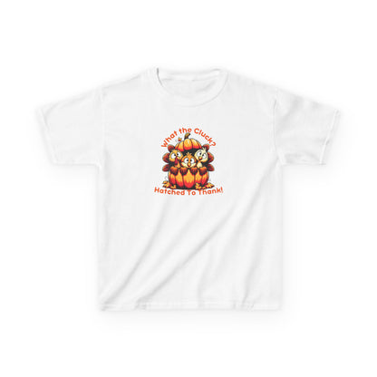 Pumpkin Turkeys – Kids Cotton T-Shirt