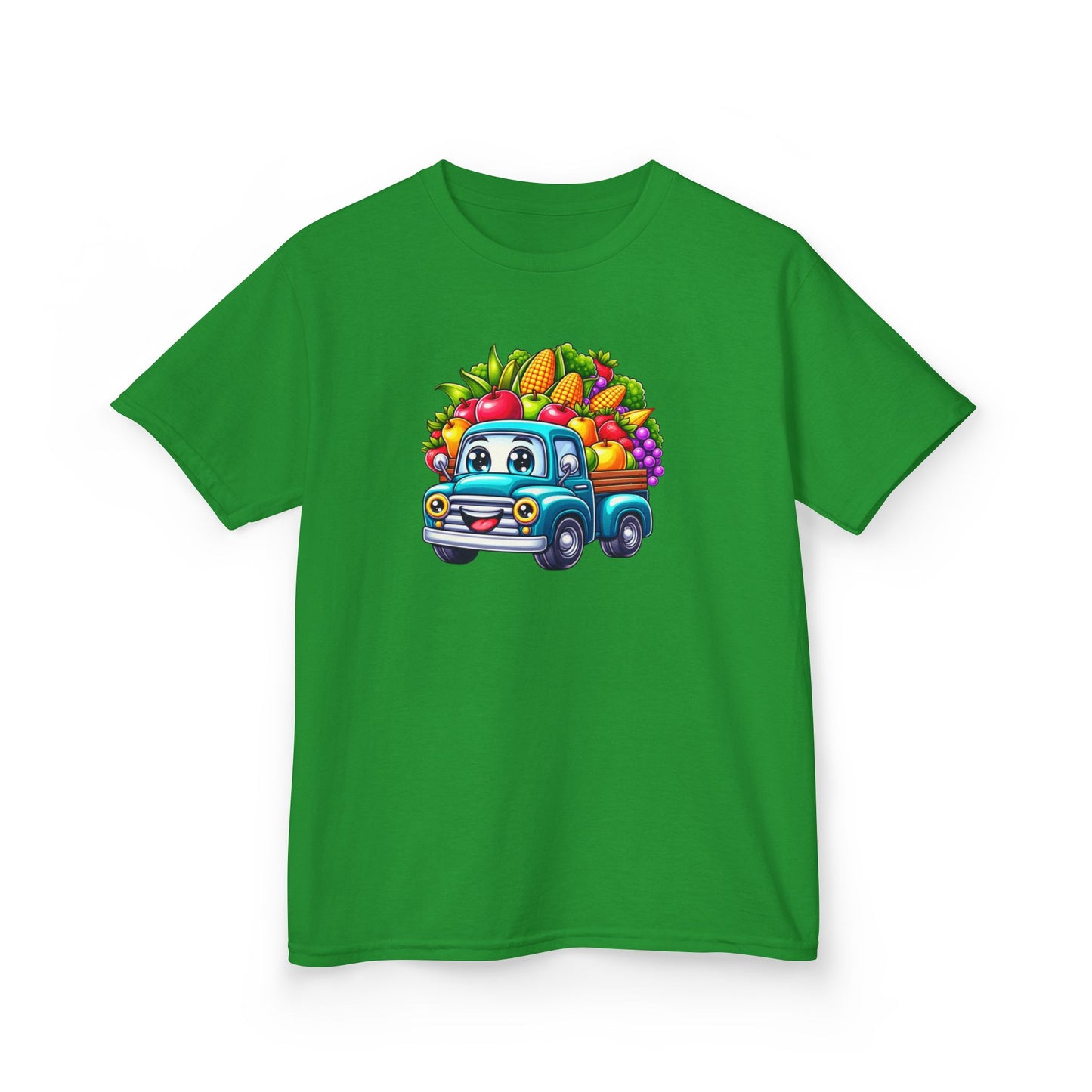 Fall Harvest Truck – Kids Cotton T-Shirt