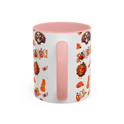 Thanksgiving Ceramic Mug ( 11 oz ) – Gobble Turkey Fall Coffee Cup | Hope & Agoua™