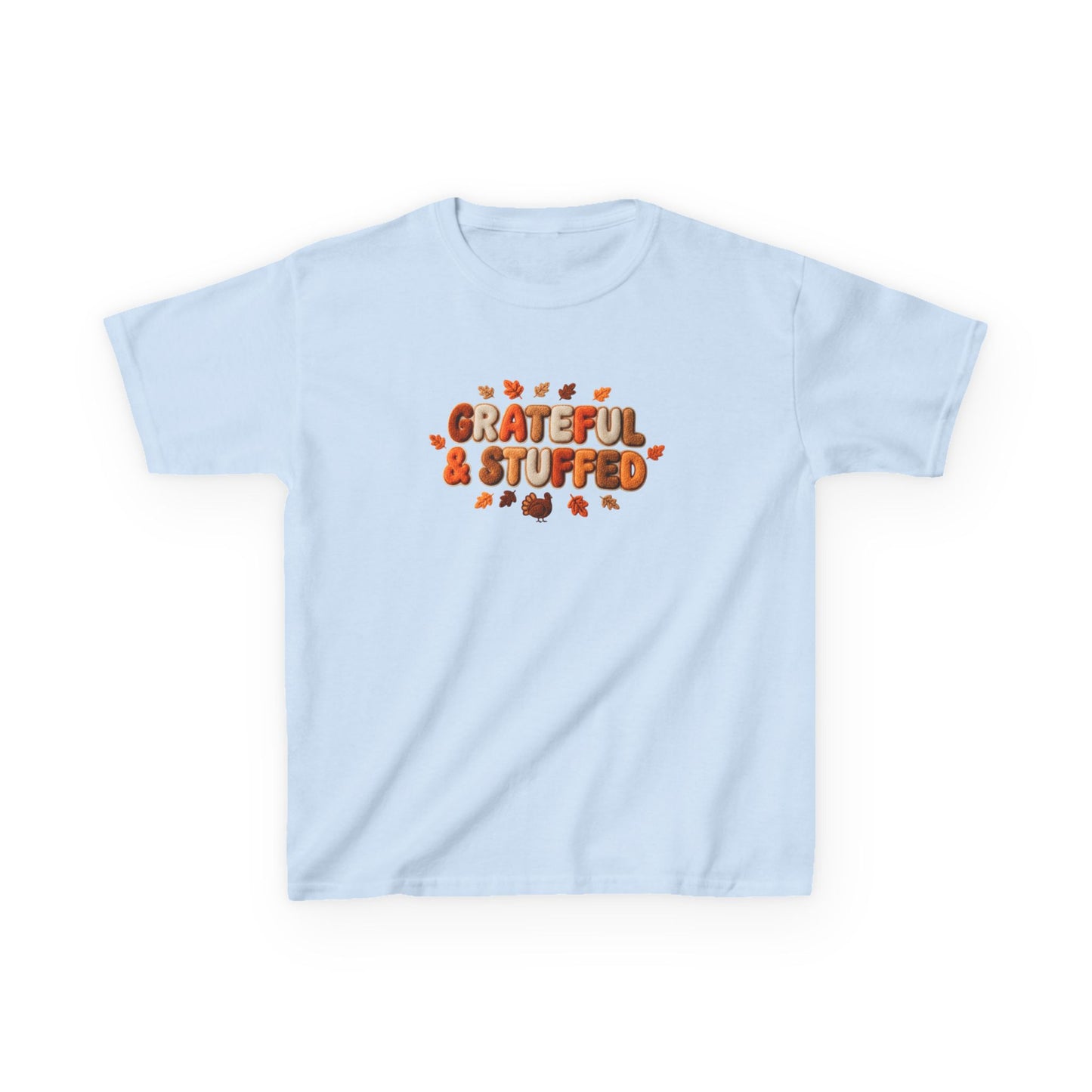 Grateful & Stuffed – Kids Cotton T-Shirt