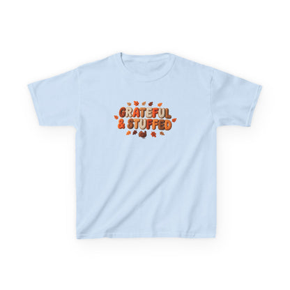 Grateful & Stuffed – Kids Cotton T-Shirt