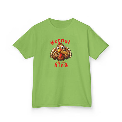 Kernel King – Boys Thanksgiving Cotton T-Shirt