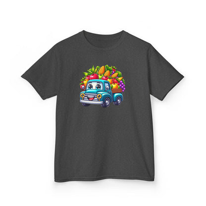 Fall Harvest Truck – Kids Cotton T-Shirt