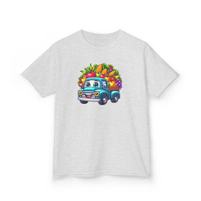 Fall Harvest Truck – Kids Cotton T-Shirt