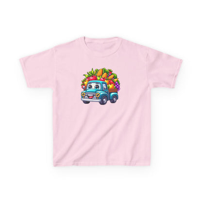 Fall Harvest Truck – Kids Cotton T-Shirt