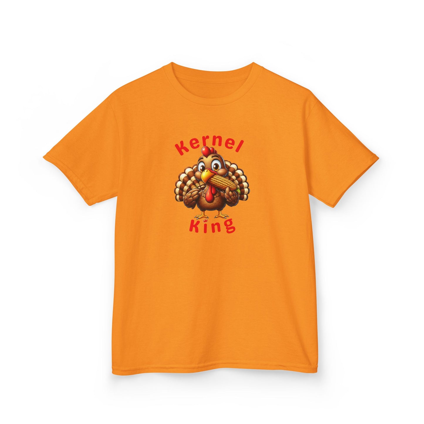 Kernel King – Boys Thanksgiving Cotton T-Shirt