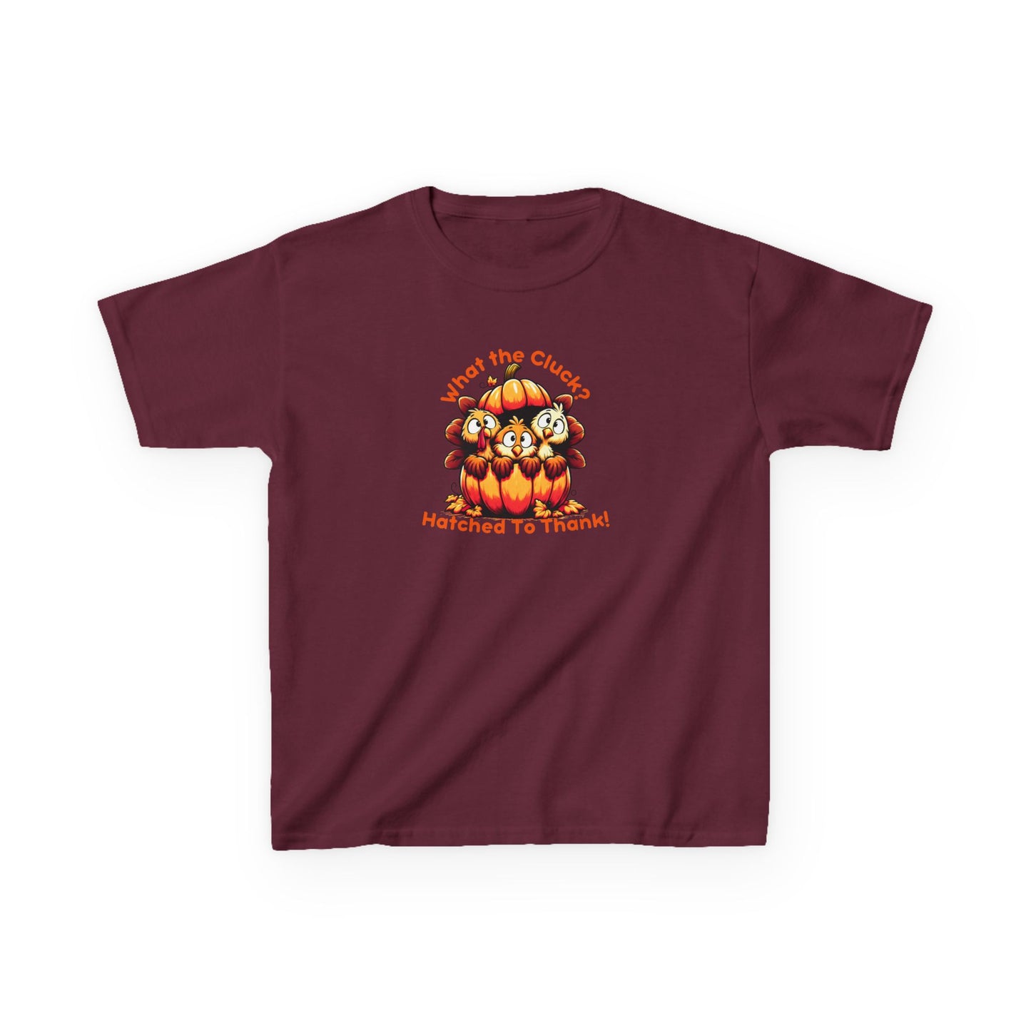 Pumpkin Turkeys – Kids Cotton T-Shirt