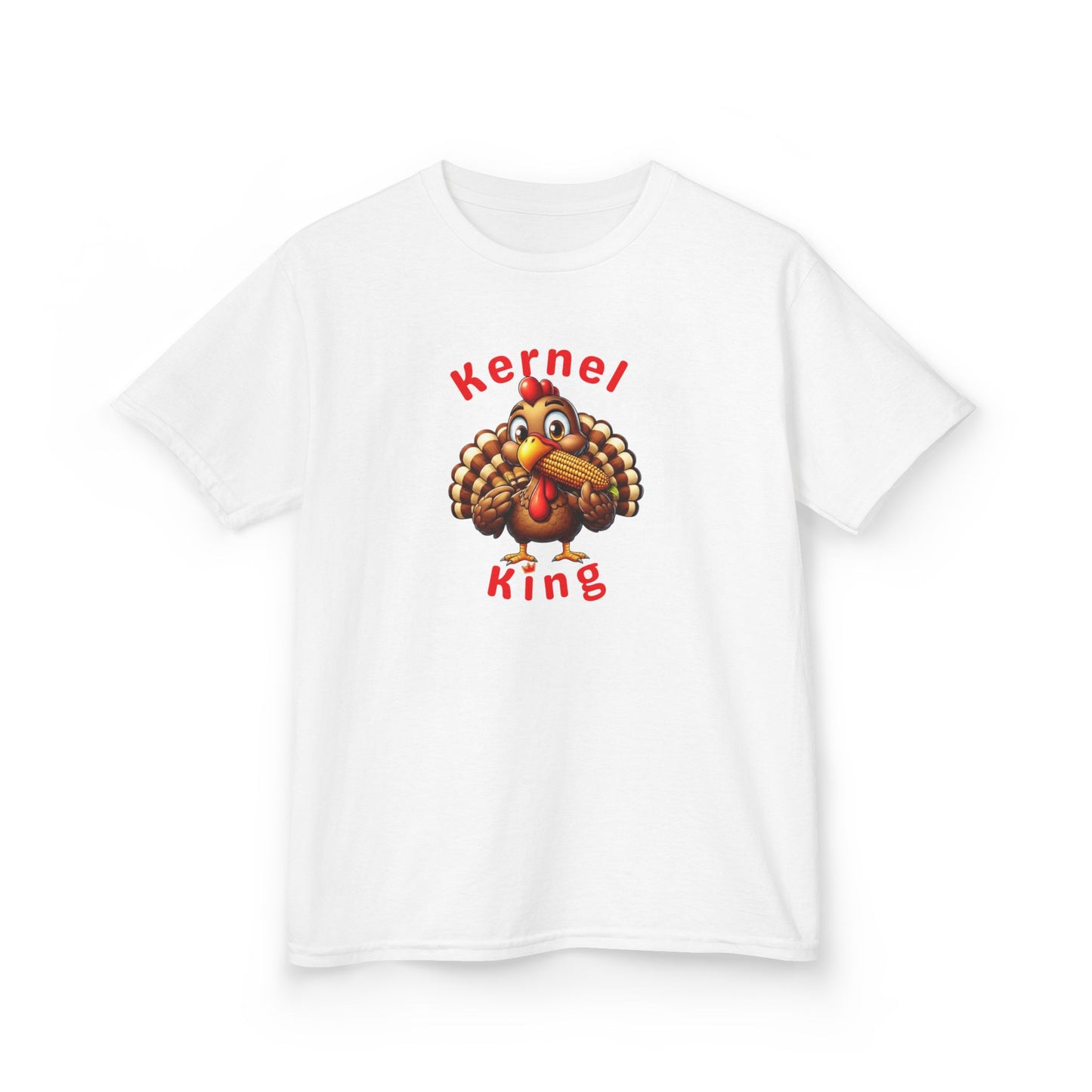 Kernel King – Boys Thanksgiving Cotton T-Shirt