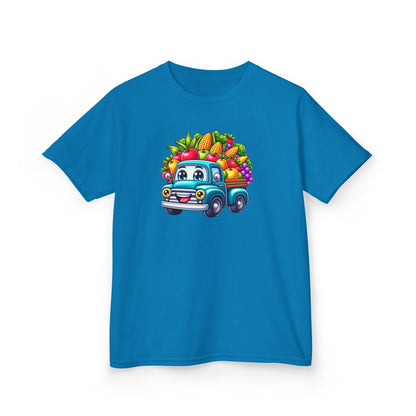 Fall Harvest Truck – Kids Cotton T-Shirt
