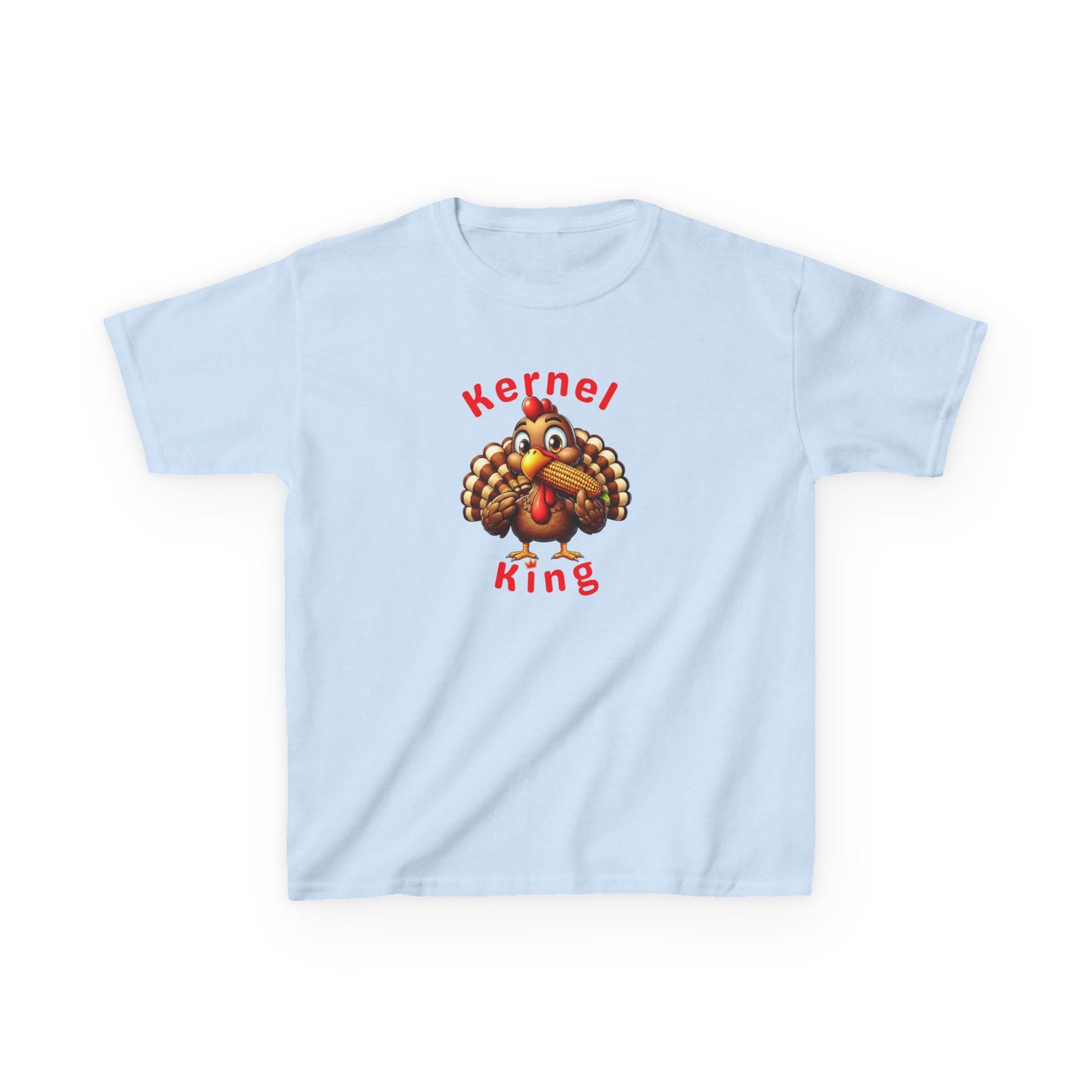 Kernel King – Boys Thanksgiving Cotton T-Shirt