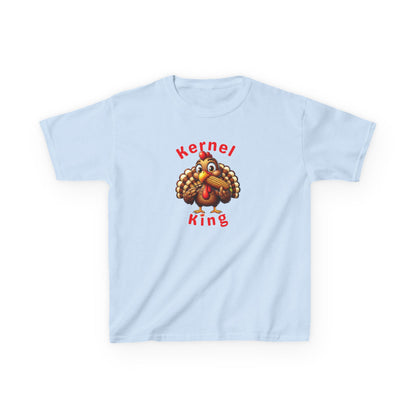 Kernel King – Boys Thanksgiving Cotton T-Shirt