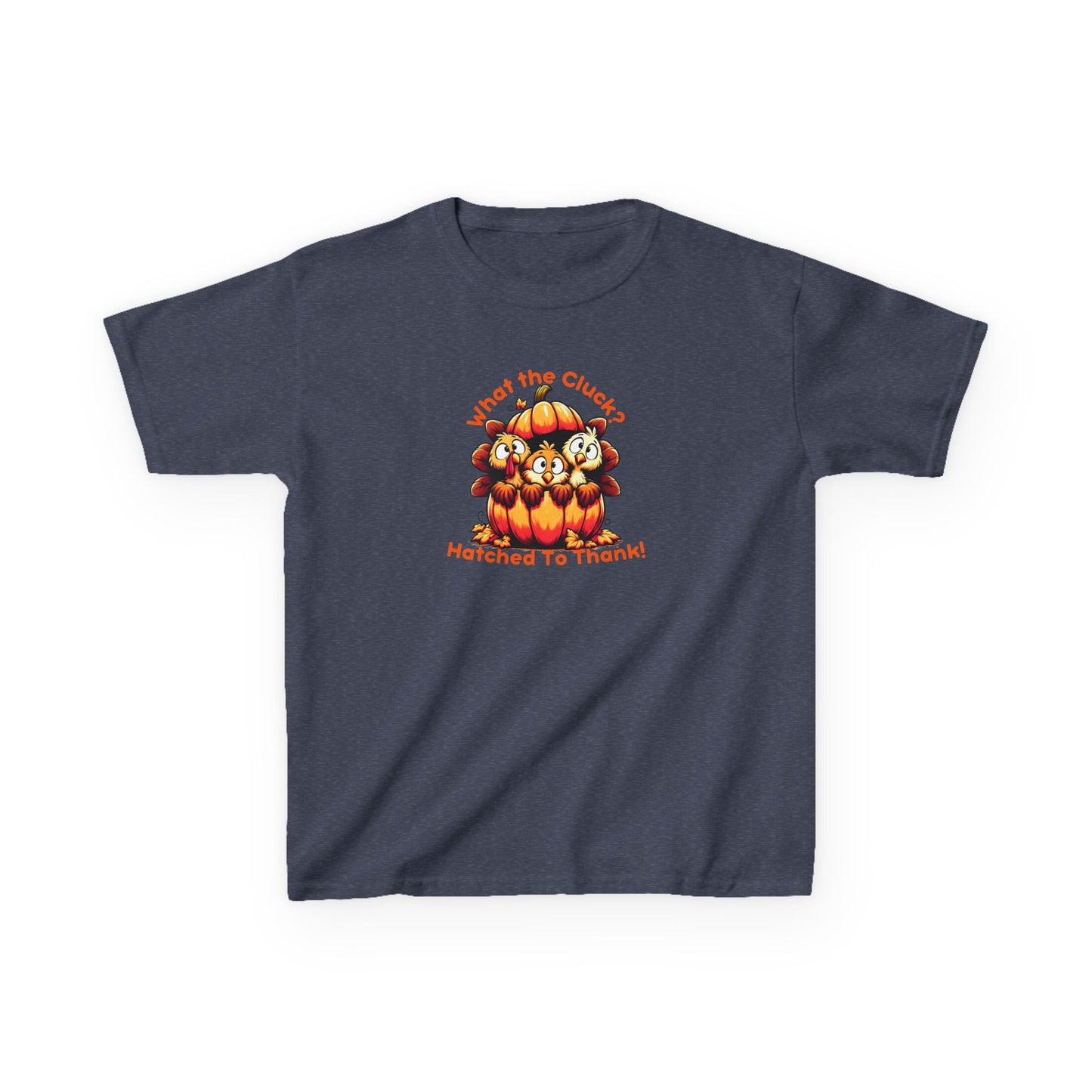 Pumpkin Turkeys – Kids Cotton T-Shirt