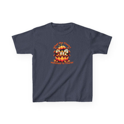Pumpkin Turkeys – Kids Cotton T-Shirt