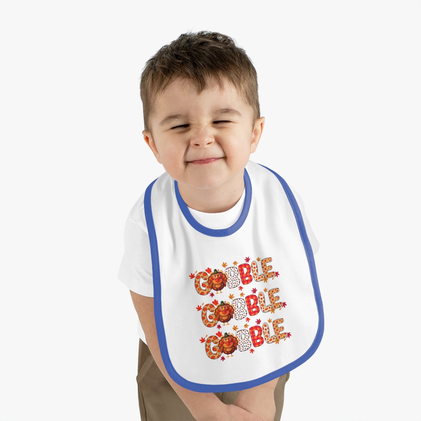 Gobble Gobble Gobble – Thanksgiving Baby Bib