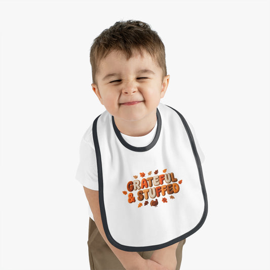 Grateful & Stuffed – Thanksgiving Baby Bib