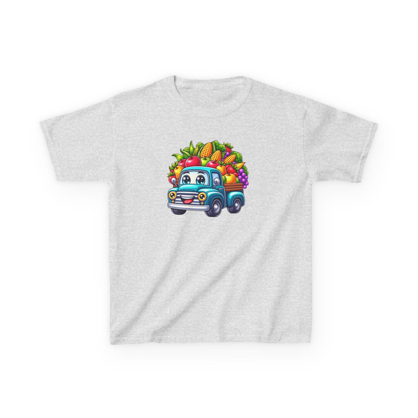 Fall Harvest Truck – Kids Cotton T-Shirt