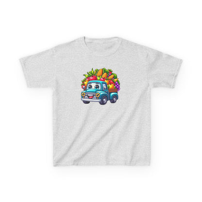 Fall Harvest Truck – Kids Cotton T-Shirt