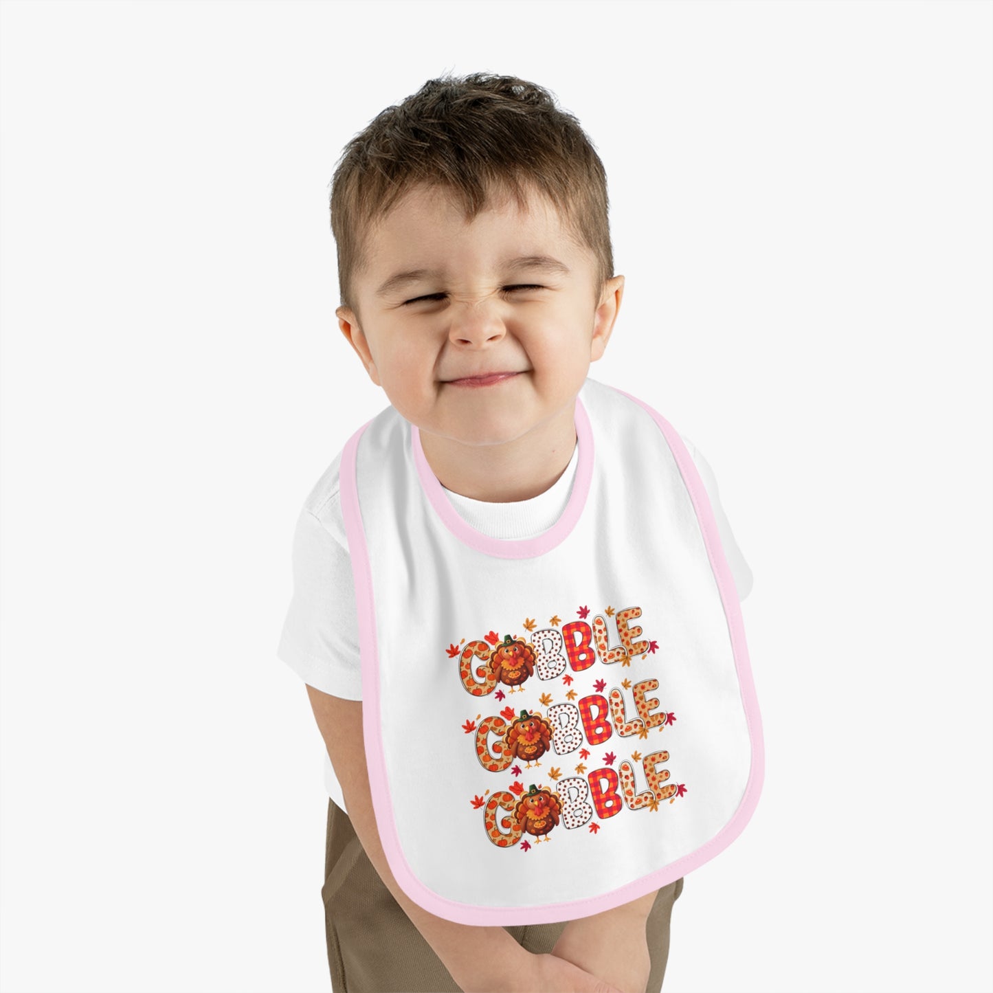 Gobble Gobble Gobble – Thanksgiving Baby Bib