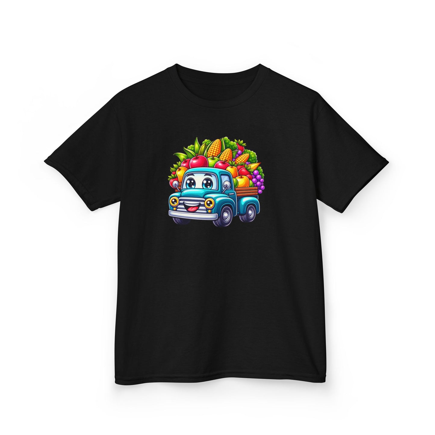 Fall Harvest Truck – Kids Cotton T-Shirt