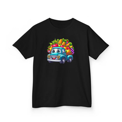 Fall Harvest Truck – Kids Cotton T-Shirt