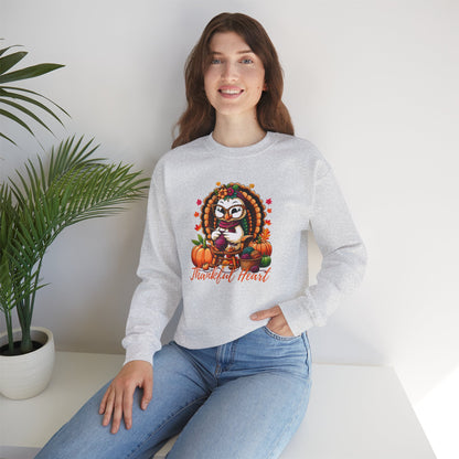 Thankful Heart Crewneck | Cozy Fall & Thanksgiving Unisex Sweatshirt