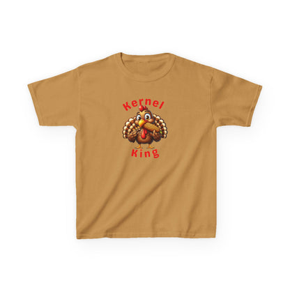 Kernel King – Boys Thanksgiving Cotton T-Shirt
